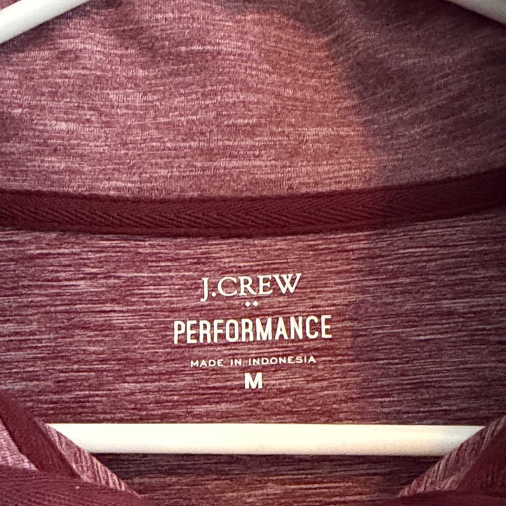 J. Crew Maroon Performance Pullover - image 2